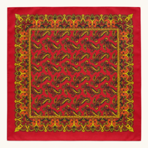 paliacate color rojo poliester 60x55 cm pañuelo